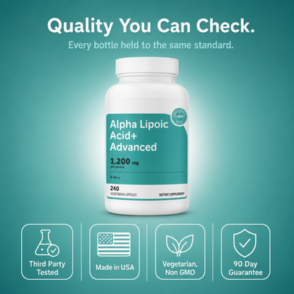 Alpha Lipoic Acid 1,200mg – 240 Vegetarian Capsules