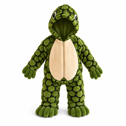 Plush Turtle Baby Onesie