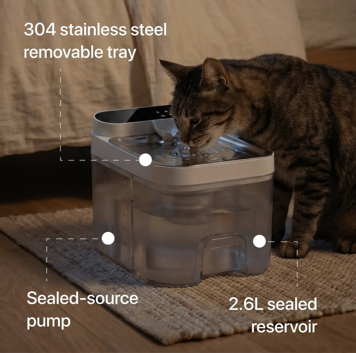 Purestream Hygienic Cat Fountain