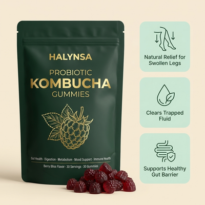 Probiotic Kombucha Gummies For Swollen Legs