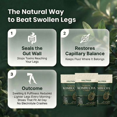Probiotic Kombucha Gummies For Swollen Legs