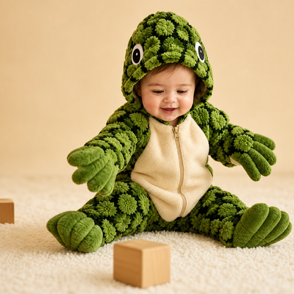 Plush Turtle Baby Onesie