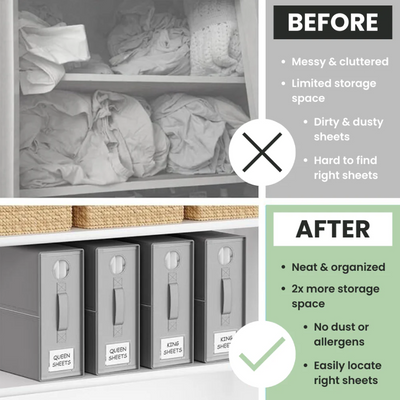 Bed Sheet Organizer