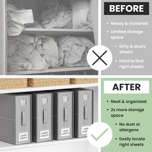 Bed Sheet Organizer